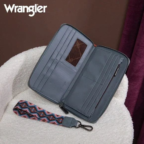 Wrangler Blue Multicolor Women's Wallet