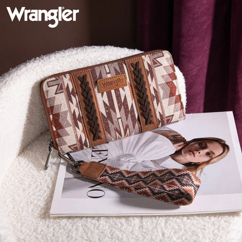 Wrangler Brown Patterned Women's Wallet