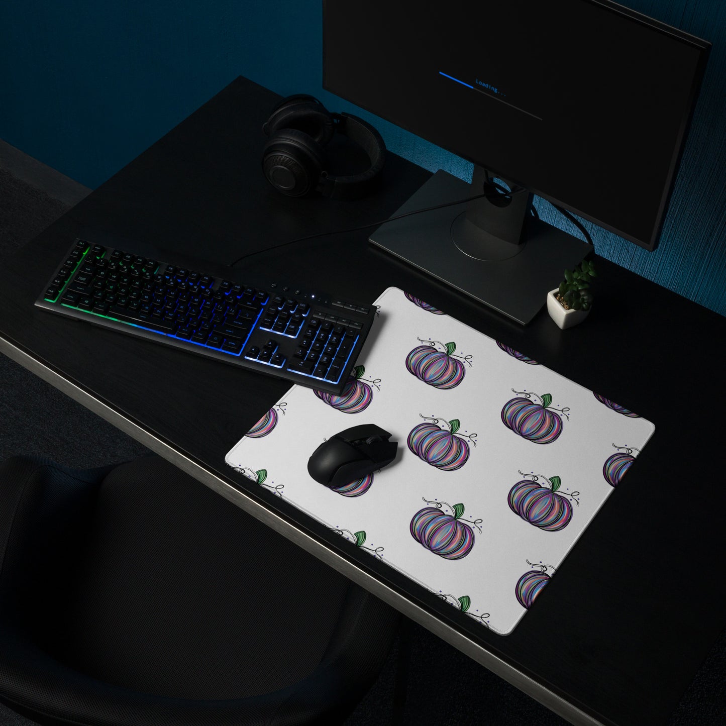 Gaming mouse pad - Purple Pumpkin