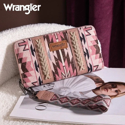 Wrangler Pink Patterned Women's Wallet
